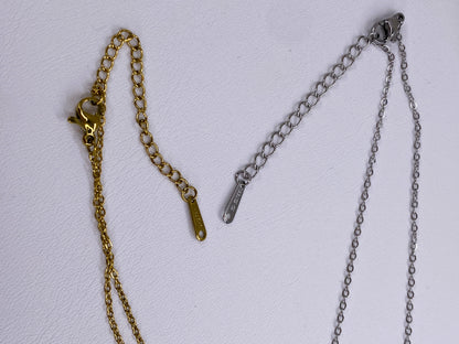 Horseshoe Pave Necklace | 316L Stainless Steel | 18K Gold PVD or Steel