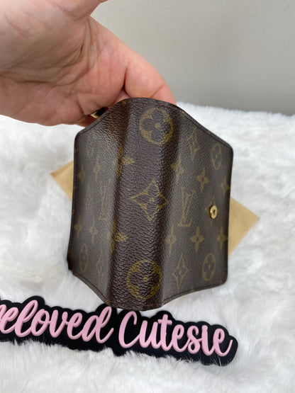 CUTESIE PRE-LOVED - LOUIS VUITTON - VINTAGE MONOGRAM ZIP COMPACT WALLET / CARD HOLDER