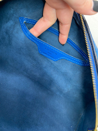 Louis Vuitton Soufflot Top Handle Bag in Epi Leather - Toledo Blue