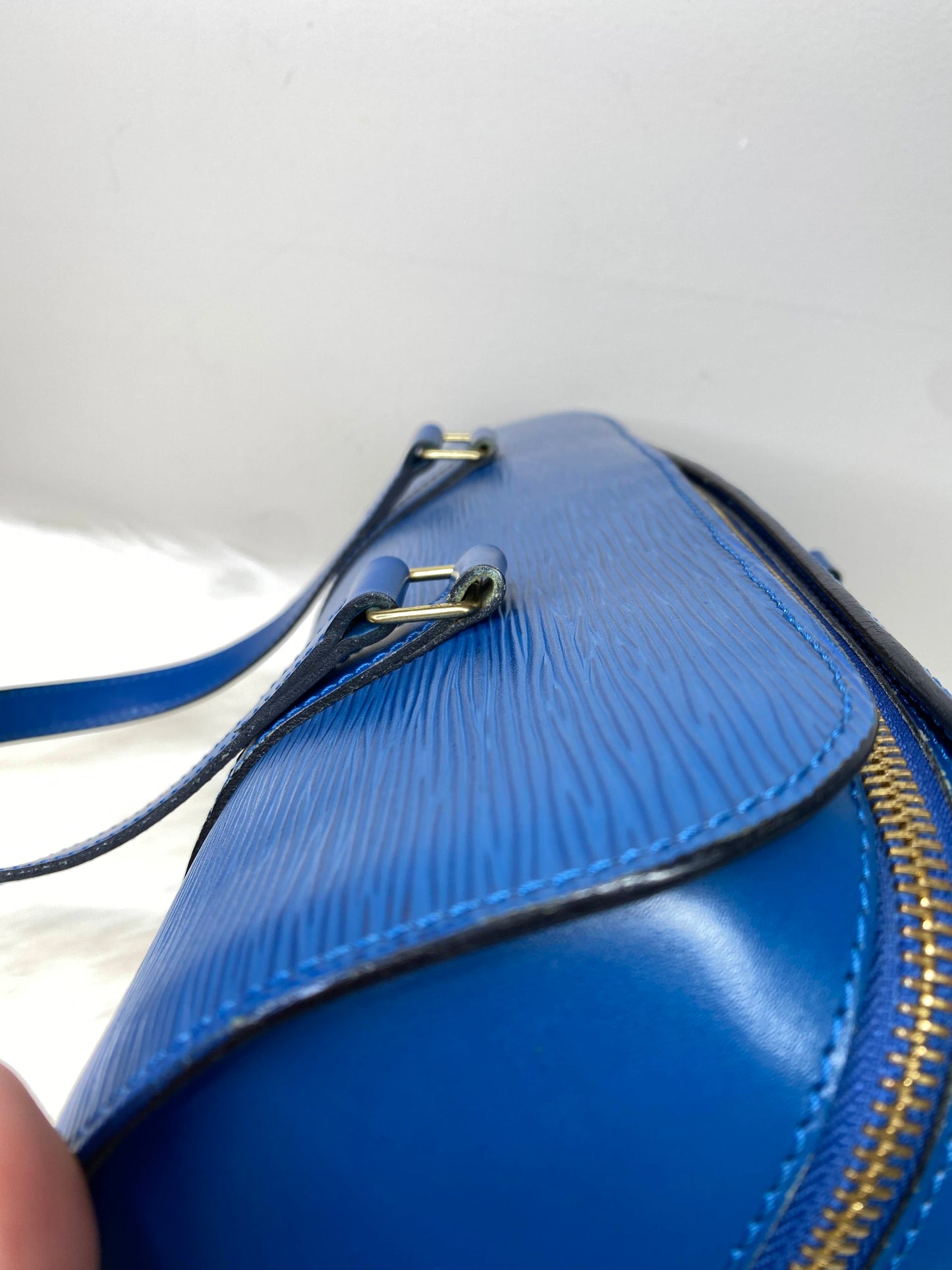 Louis Vuitton Soufflot Top Handle Bag in Epi Leather - Toledo Blue