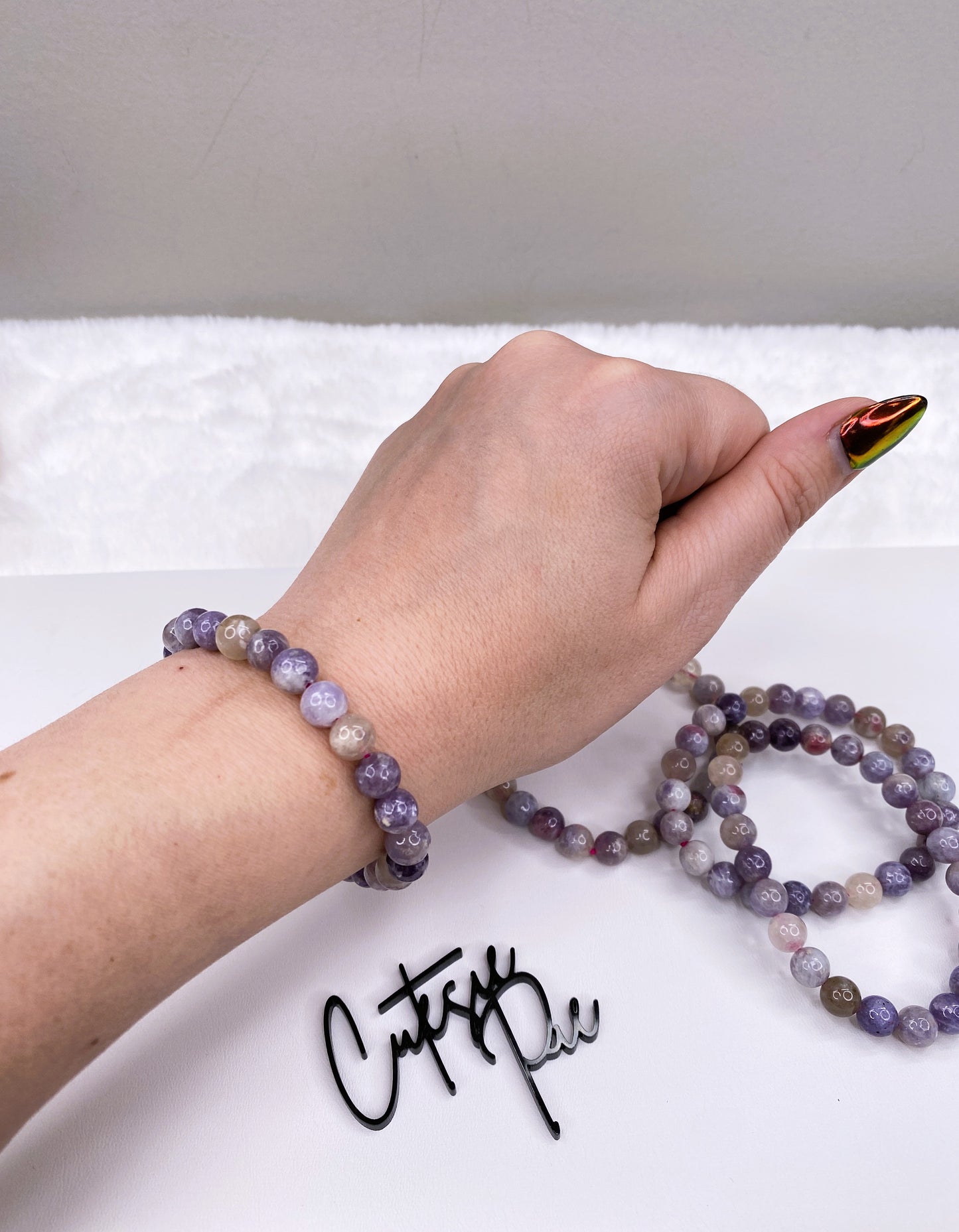 8MM Unicorn | Natural Crystal Stretch Bracelet