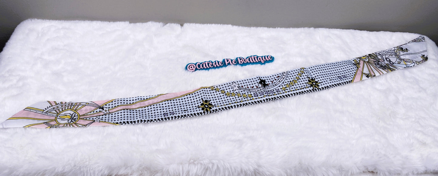 Celestial Twilly Scarf | Bandeau, Purse Handle Wrap & Bag Accessory