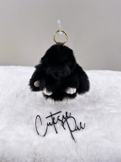 Fluffy Bunny Bag Charm Keychain | Assorted Colors | Bag Charm & Keychain Accessory
