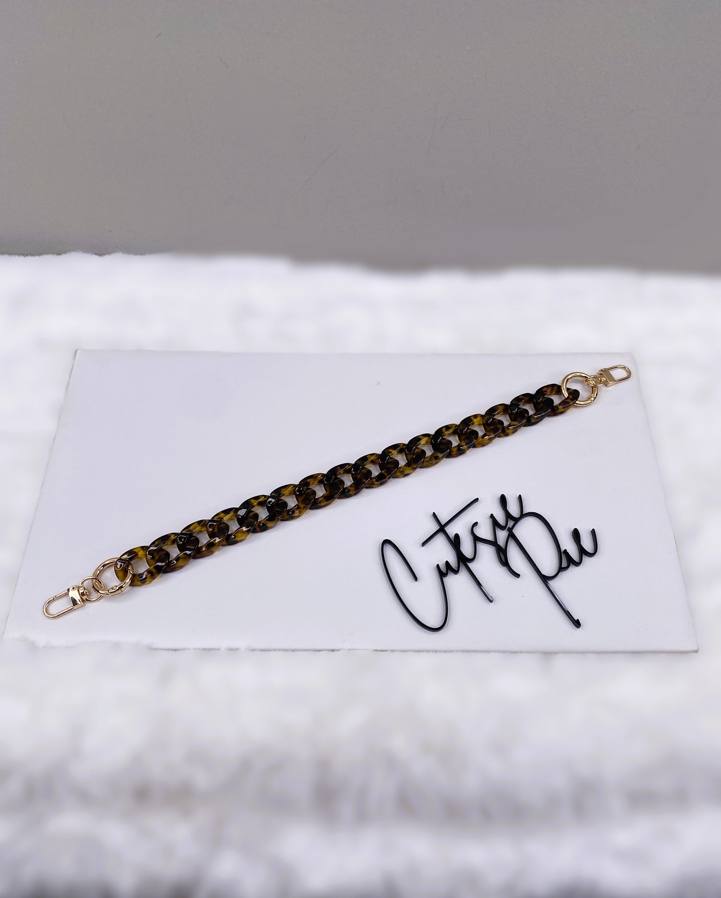 Tortoise Chain Strap | Phone Chain, Bag Charm & Keychain Accessory