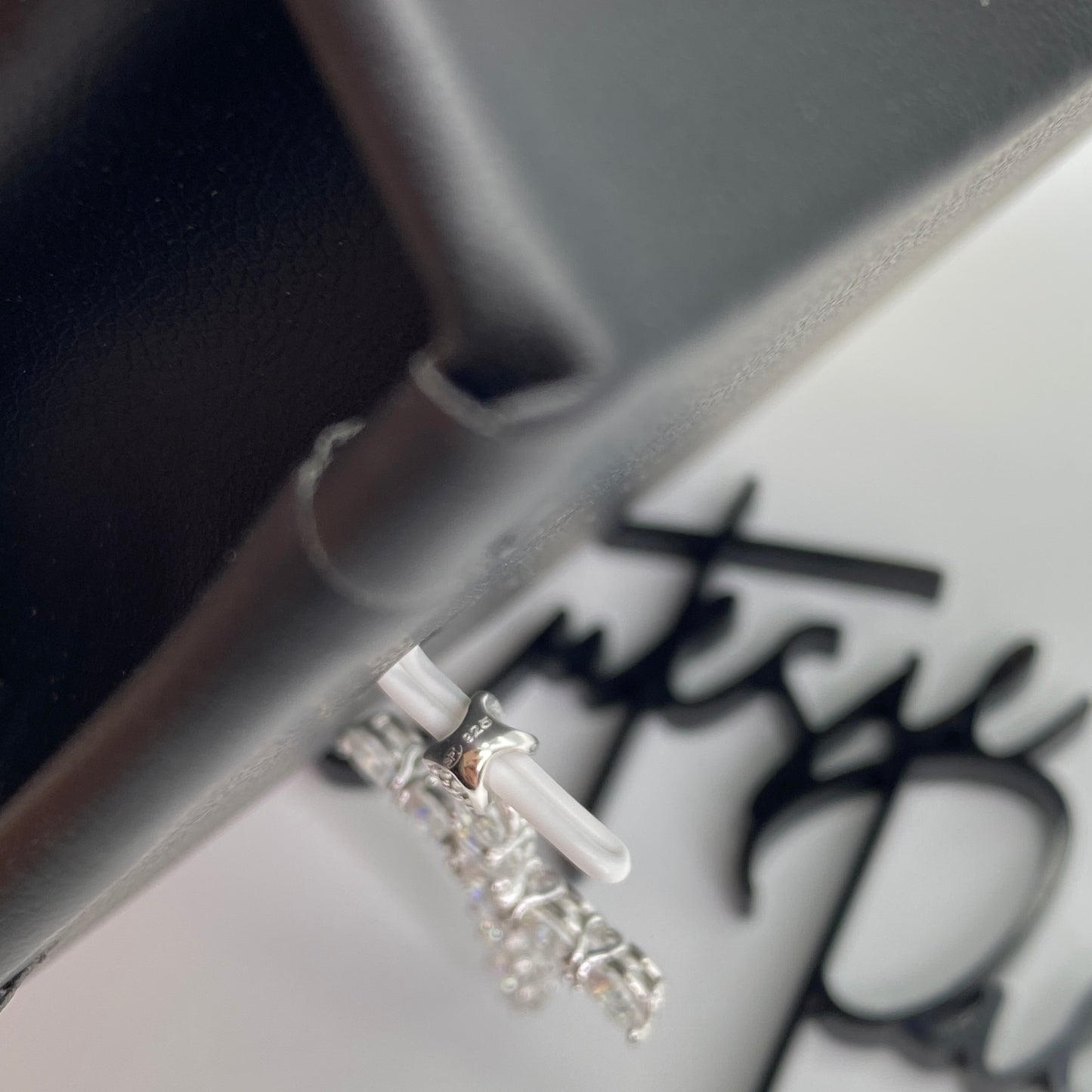Moissanite Legacy Cross Pendant | Rhodium-Plated Sterling Silver | Certificate Included