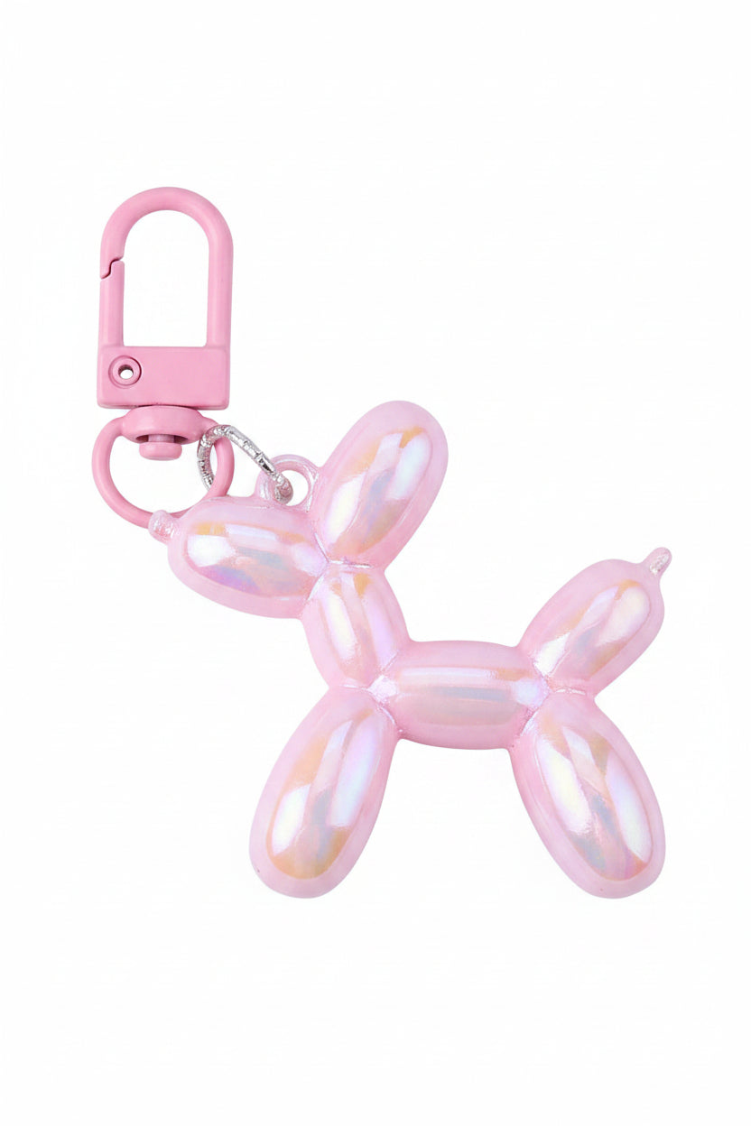 Metallic Balloon Dog | Bag Charm & Keychain Accessory