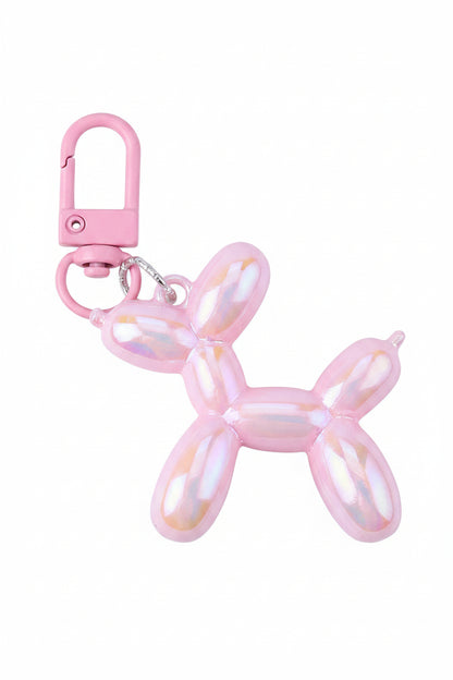 Metallic Balloon Dog | Bag Charm & Keychain Accessory