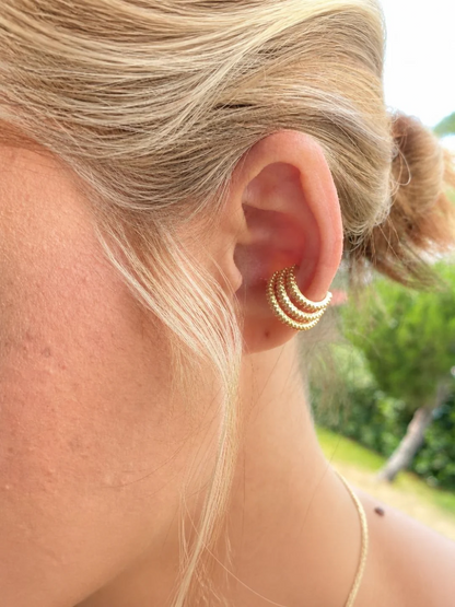 CZ Triple-Layer Ear Cuff | 16.5MM | 18K Gold-Filled