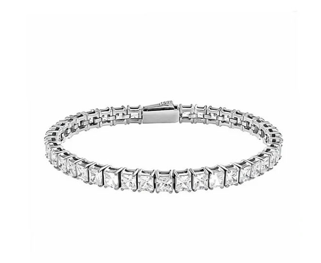 PREMIUM STAINLESS STEEL - TENNIS BRACELET - PRINCESS 5MM