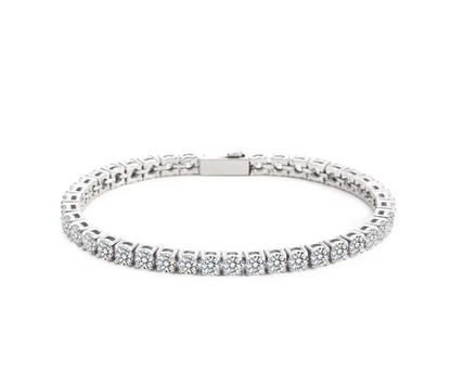 PREMIUM STAINLESS STEEL - TENNIS BRACELET - ROUND 4MM