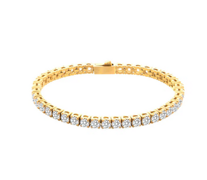 PREMIUM STAINLESS STEEL - TENNIS BRACELET - ROUND 4MM
