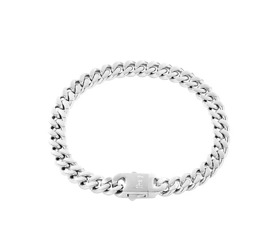 Premium Stainless Steel | 8MM Cuban Bracelet | Steel