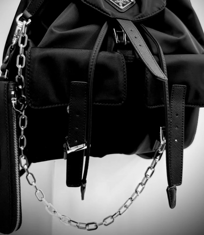 Premium Stainless Steel | 13MM Paperclip Extender Carabiner Clasp |  Black, Gold & Steel