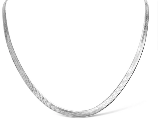 316L STAINLESS STEEL - NECKLACE - HERRINGBONE 5.5MM
