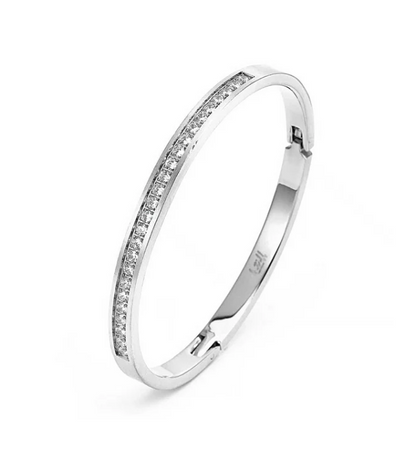 PREMIUM STAINLESS STEEL - BRACELET - PAVE 25 BANGLE