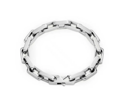 PREMIUM STAINLESS STEEL - BRACELET - EDGE PAPERCLIP 7.8MM