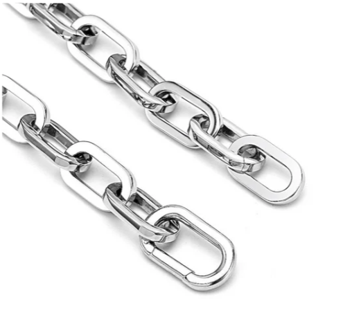 PREMIUM STAINLESS STEEL - BRACELET - CHUNKY PAPERCLIP 10MM in STEEL