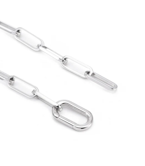 Flat Paperclip Bracelet | 6MM | Premium 316L Stainless Steel | Gold or Steel
