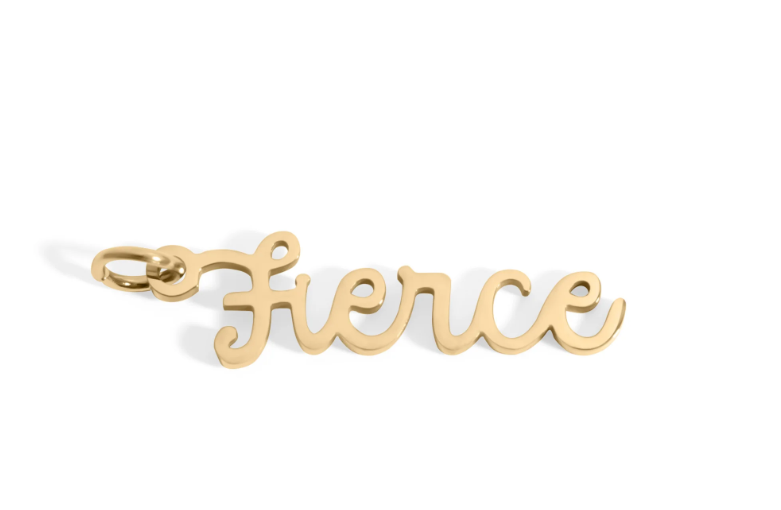 Fierce Charm | 6 × 86.5MM | 18K Gold PVD or Steel | 316L Stainless Steel