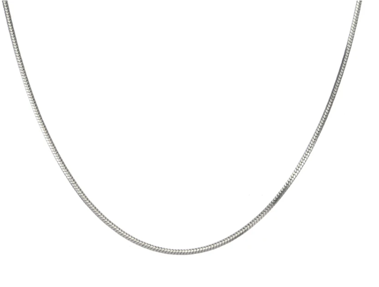 Round Herringbone Chain Necklace | 1.5MM | Steel | Premium Stainless Steel