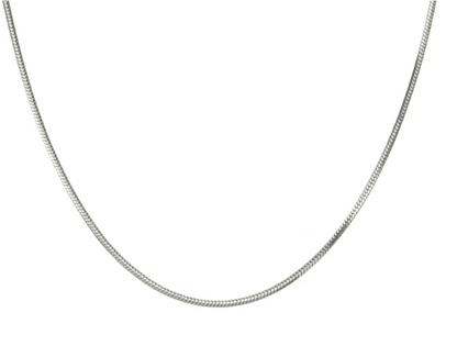 Round Herringbone Chain Necklace | 1.5MM | Steel | Premium Stainless Steel