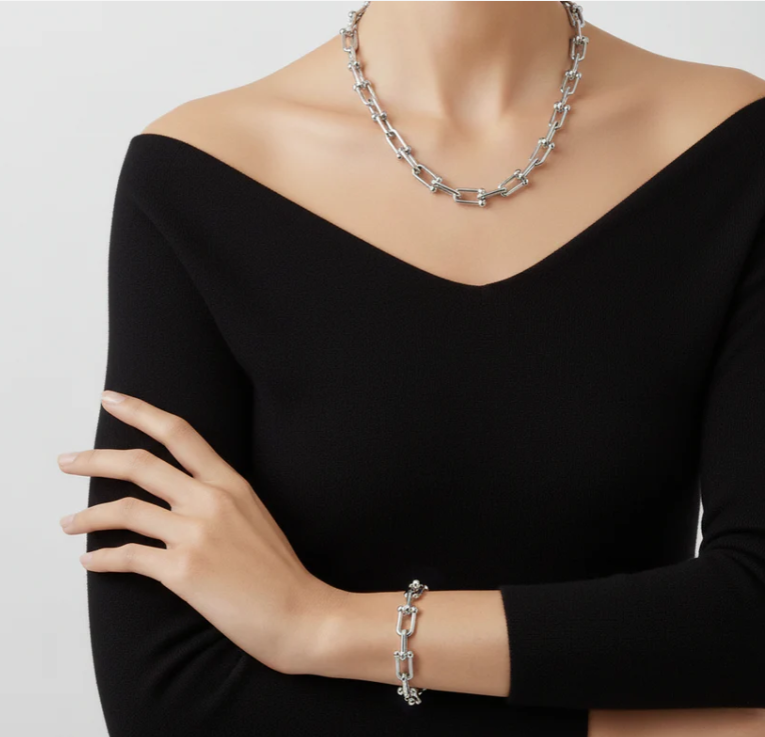 Horseshoe Link Bracelet | Gold, Rose Gold or Steel | Premium 316L Stainless Steel