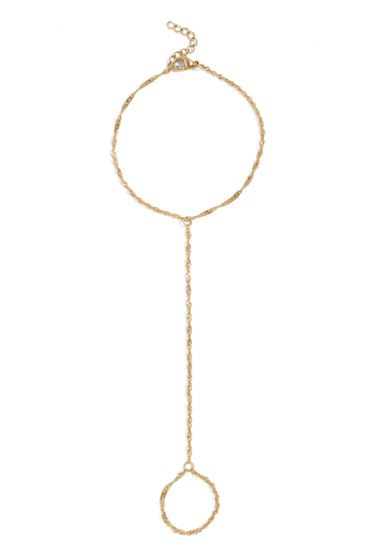 Singapore Hand Chain Bracelet | Gold or Steel | 316L Stainless Steel