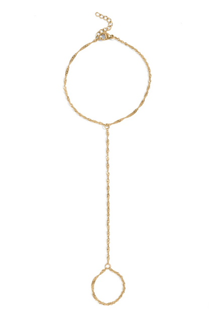 Singapore Hand Chain Bracelet | Gold or Steel | 316L Stainless Steel