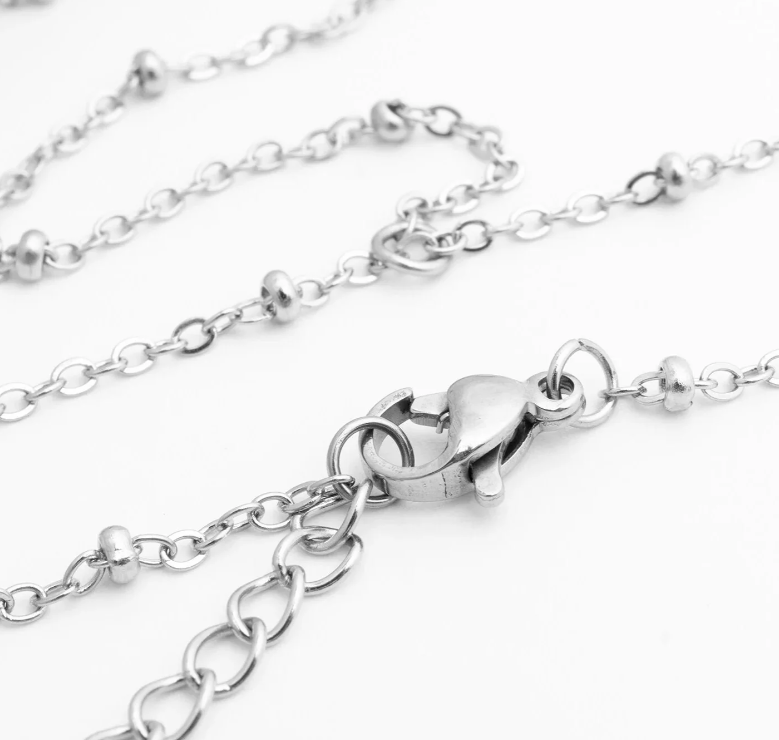 Station Hand Chain Bracelet | Gold or Steel | 316L Stainless Steel