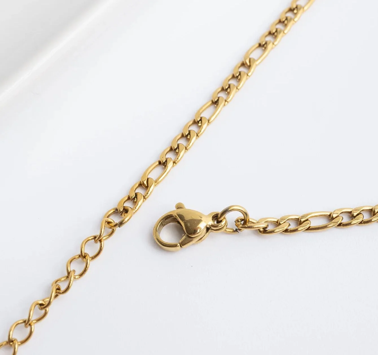 Figaro Anklet | 3MM | 18K Gold PVD | 316L Stainless Steel