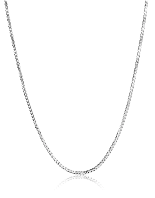 Box Chain Necklace | 1.5MM | Gold, Rose Gold or Steel | 316L Stainless Steel