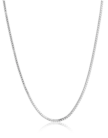 Box Chain Necklace | 1.5MM | Gold, Rose Gold or Steel | 316L Stainless Steel