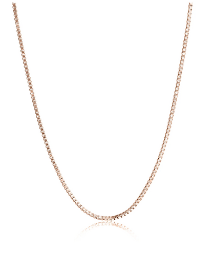 Box Chain Necklace | 1.5MM | Gold, Rose Gold or Steel | 316L Stainless Steel