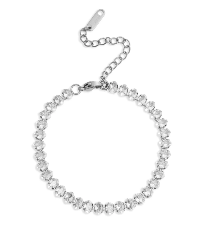 Oval CZ Tennis Bracelet | 5MM | 18K Gold PVD or Steel | 316L Stainless Steel