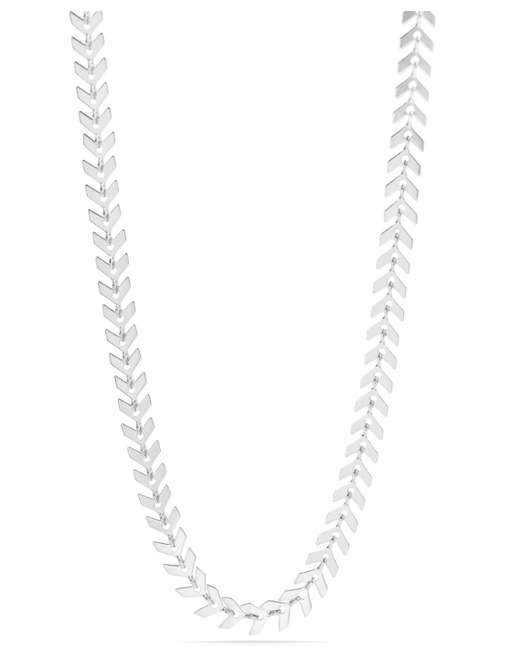 Chevron Link Necklace | 6MM | 18K Gold PVD or Steel | 316L Stainless Steel