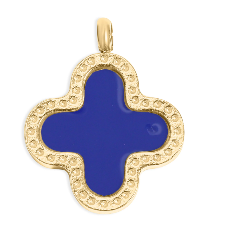 Clover Charm | 13MM | 18K Gold PVD | 316L Stainless Steel