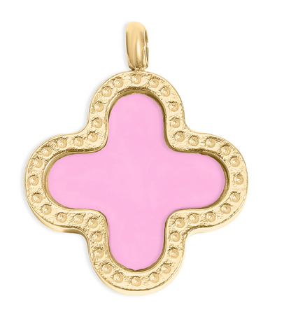 Clover Charm | 13MM | 18K Gold PVD | 316L Stainless Steel