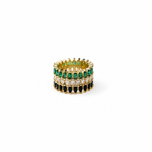 Marquise Eternity Ring | 5MM | 18K Gold-Filled