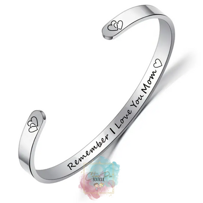 STAINLESS JEWELRY - Motivational Cuff Bracelet