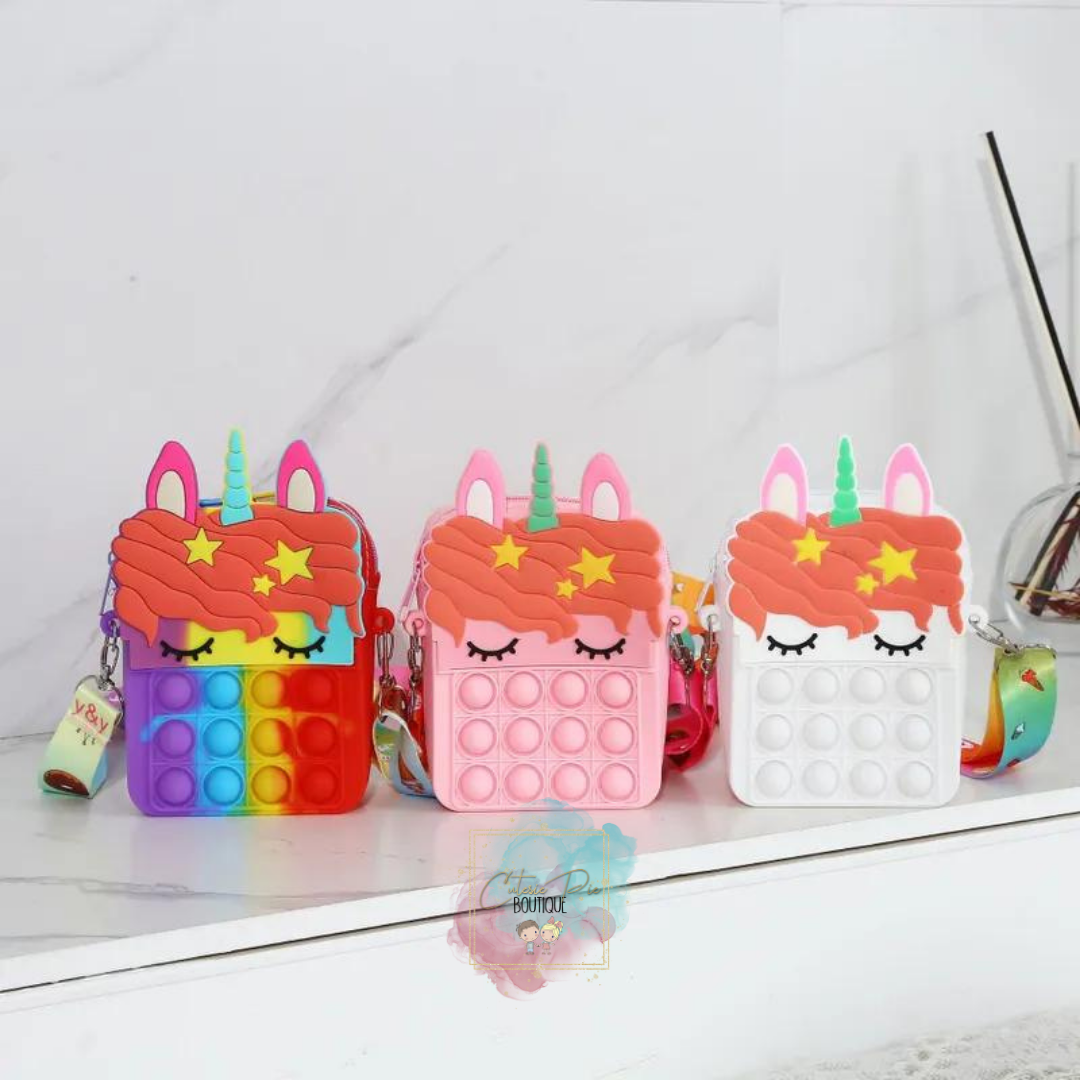 Mini Unicorn Pop-it Purse