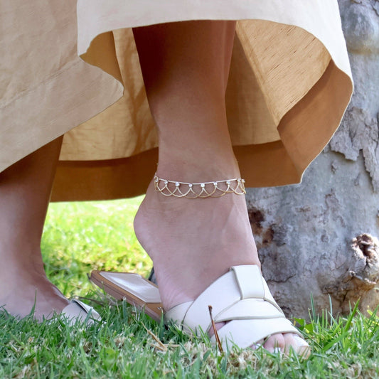 Bali Lace Anklet | 18K Gold Filled