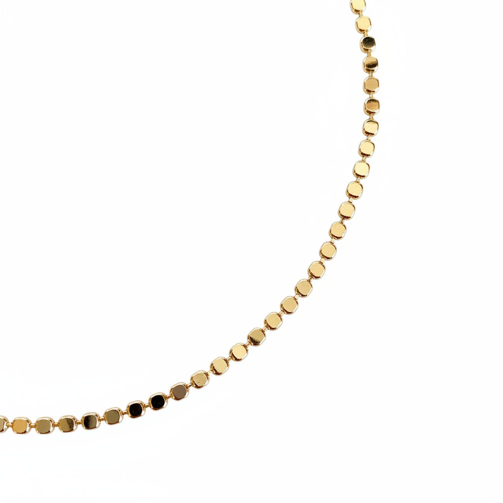 Dots Anklet | 2MM | 18K Gold Filled