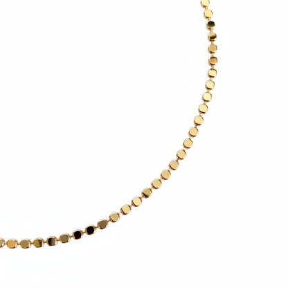 Dots Anklet | 2MM | 18K Gold Filled