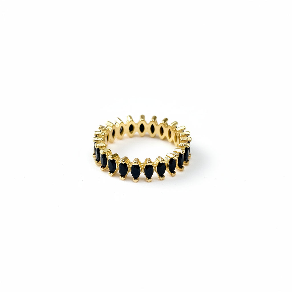 Cutesie Marquise Eternity Ring | 5MM | 18K Gold Filled