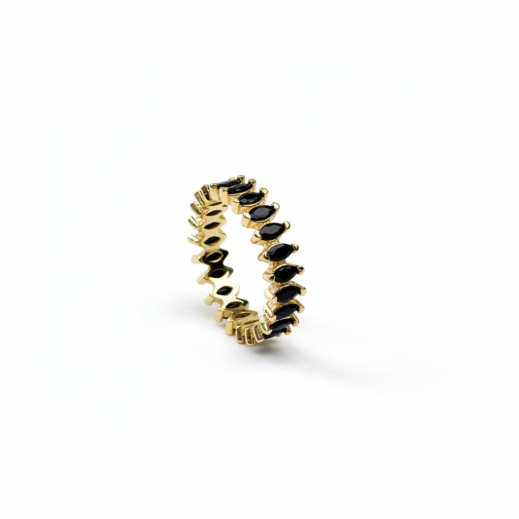 Cutesie Marquise Eternity Ring | 5MM | 18K Gold Filled