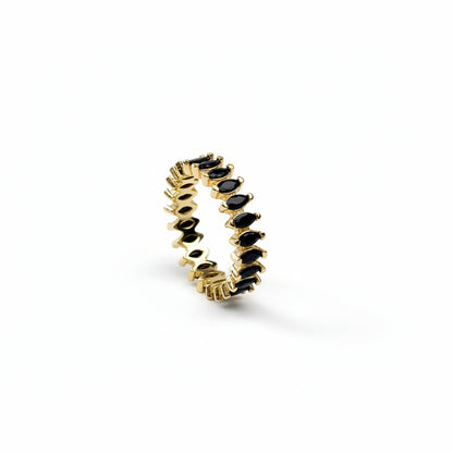 Cutesie Marquise Eternity Ring | 5MM | 18K Gold Filled