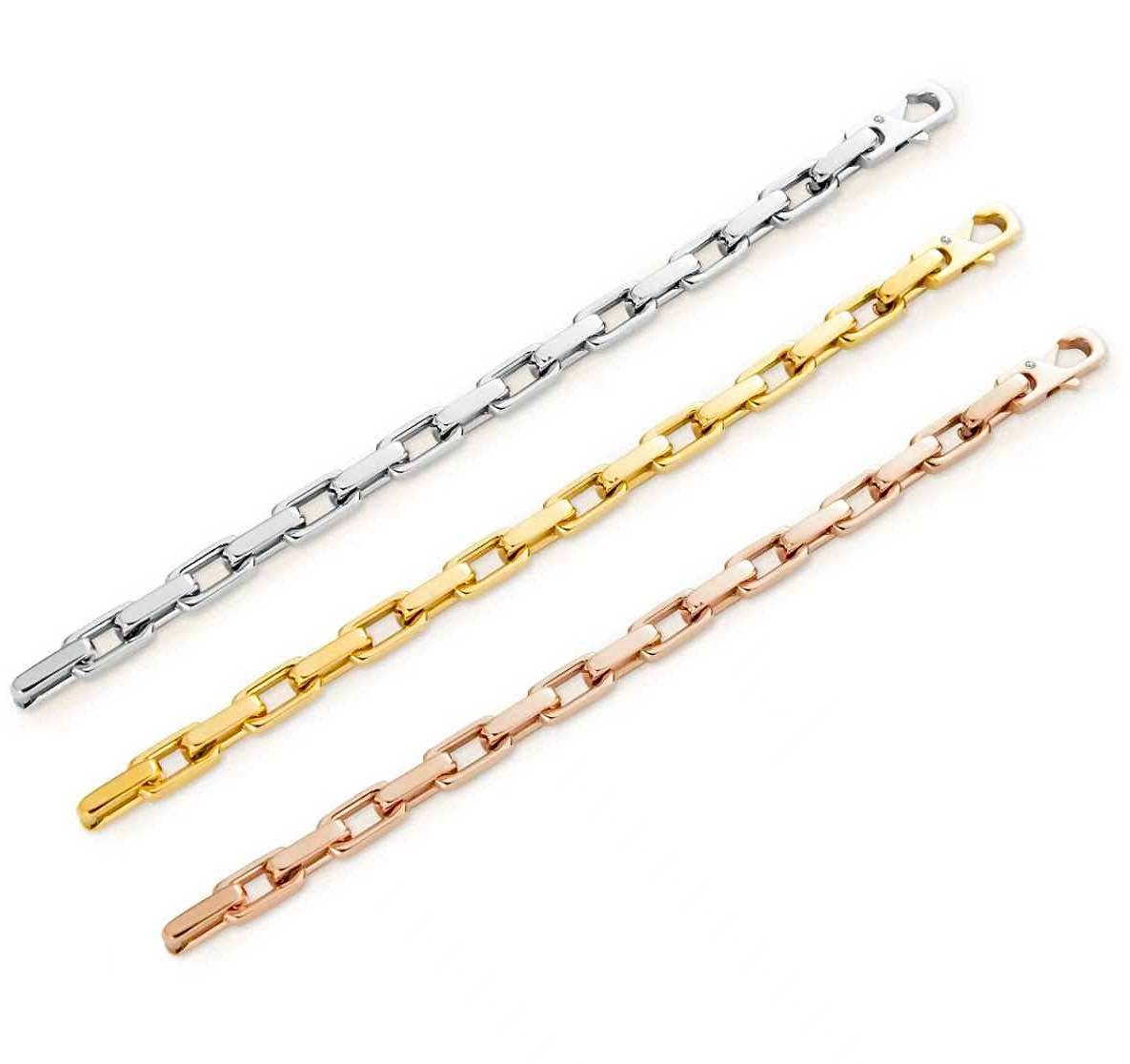 PREMIUM STAINLESS STEEL - BRACELET - EDGE PAPERCLIP 7.8MM
