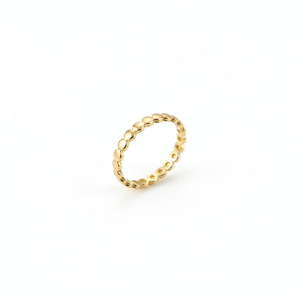 Dots Band Ring | 2.5MM | 18K Gold Filled