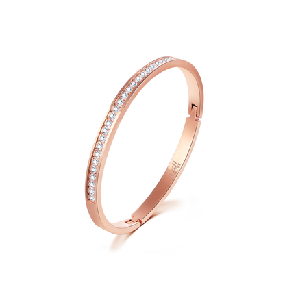 PREMIUM STAINLESS STEEL - BRACELET - PAVE 25 BANGLE