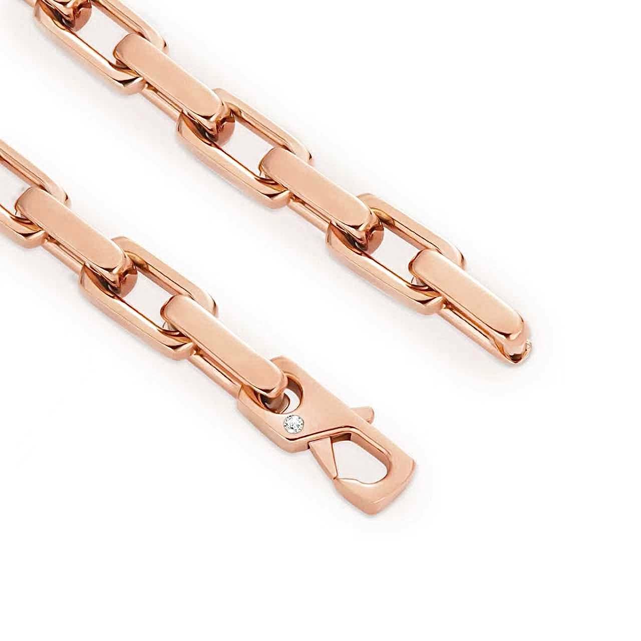 PREMIUM STAINLESS STEEL - BRACELET - EDGE PAPERCLIP 7.8MM